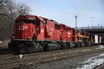 Westbound transfer comes out of the yard